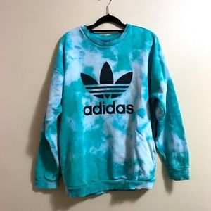 Adidas TurquoiseTie Dye Sweatshirt